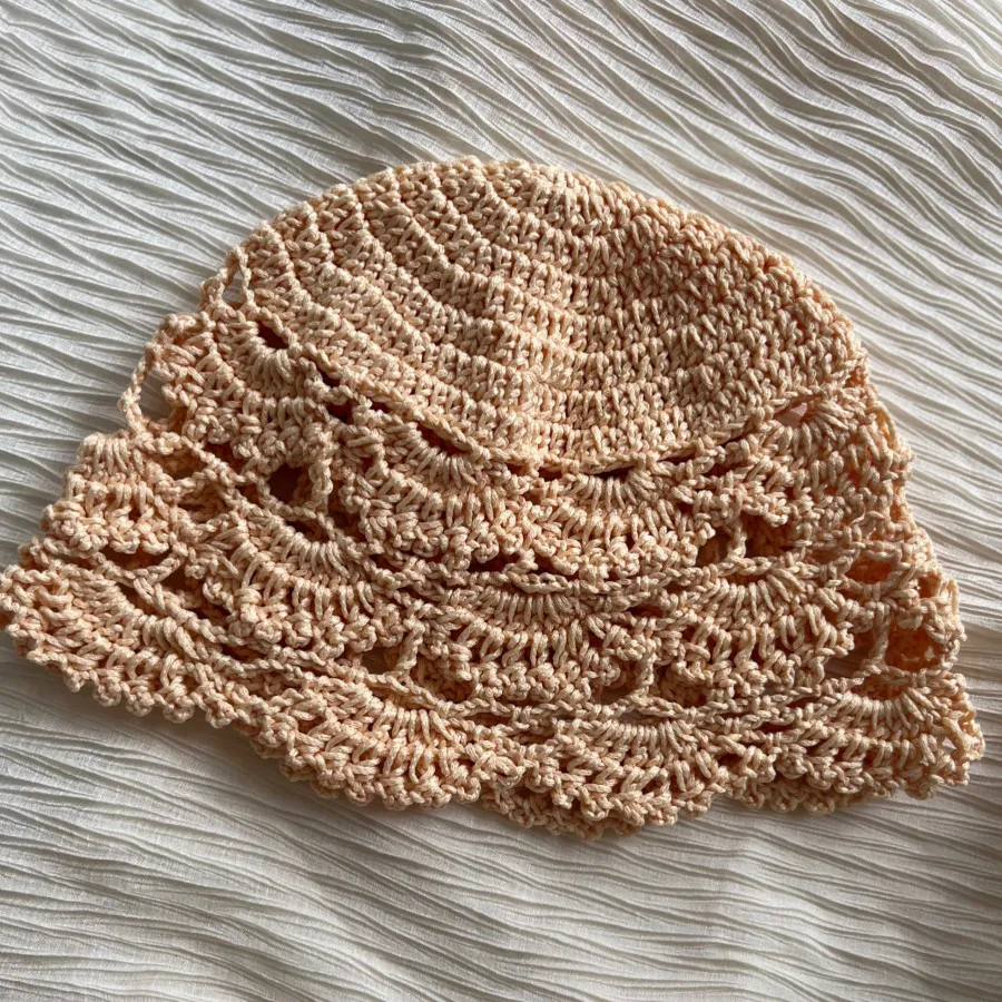 کلاه تابستانی قلاب بافی