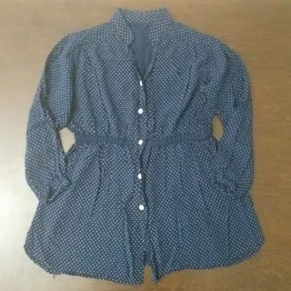 شومیز خالدار نخی