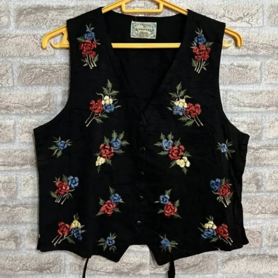 جلیقه زنانه گلدوزی