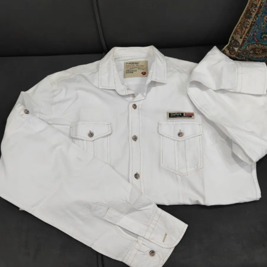 پیراهن پسرانه/مردانه سفید