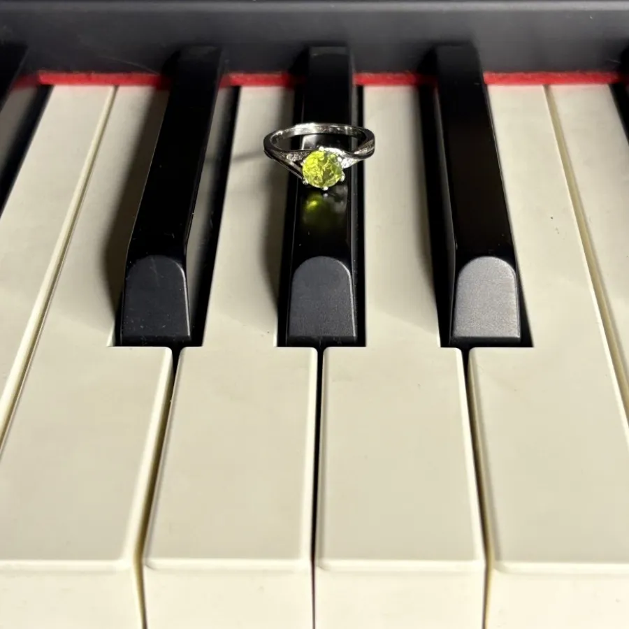 انگشتر نقره سنگ طبیعی