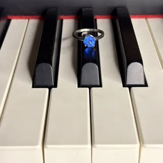 انگشتر نقره سنگ توپاز