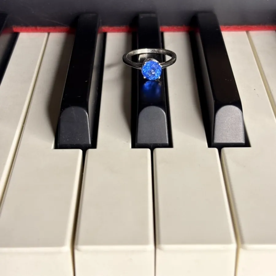 انگشتر نقره سنگ توپاز