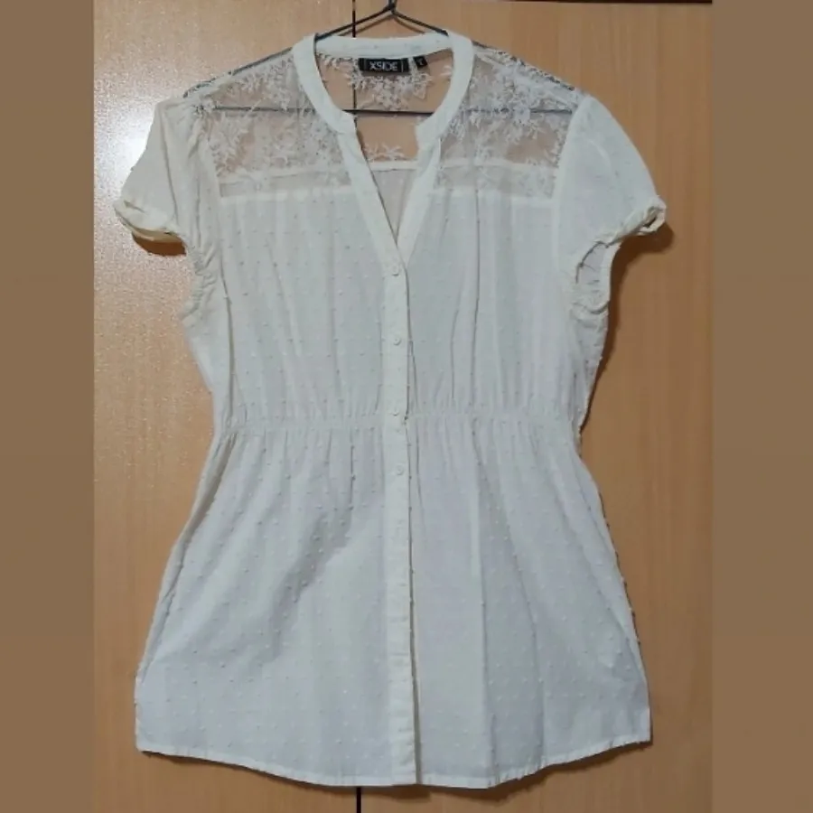 شومیز ترک سرشانه گیپور