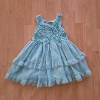 پیراهن سبزآبیplace