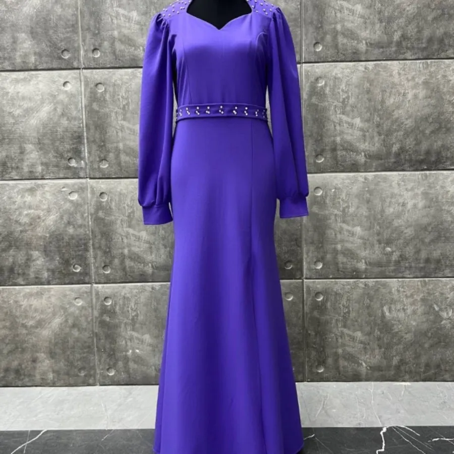 پیراهن مجلسی پوشیده بلند