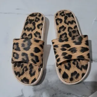 دمپایی پلنگی دخترونه