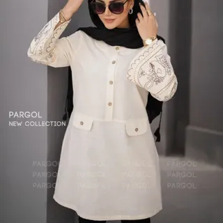 مانتو لینن کرمی