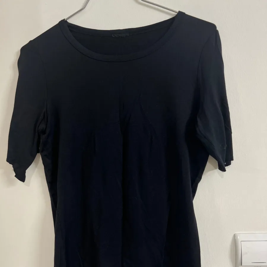 تیشرت خارجی مشکی ساده