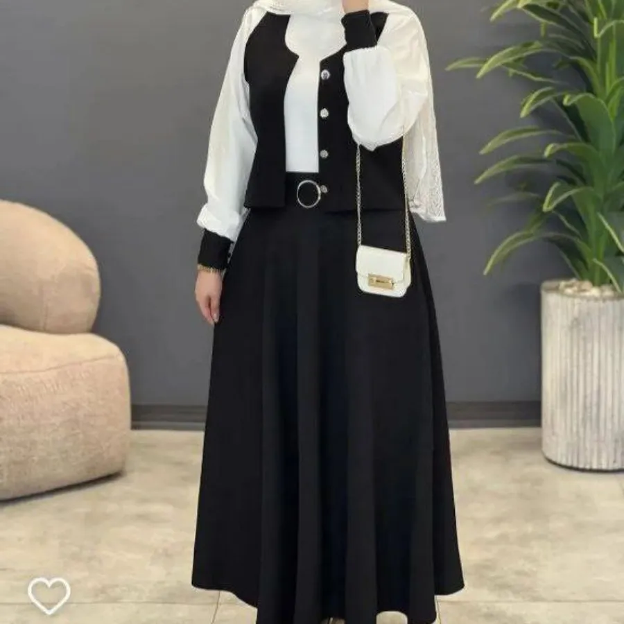 شومیزوجلیقه ودامن