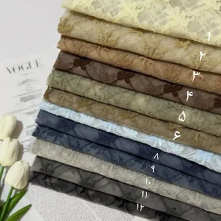 شال توری مخمل برجسته