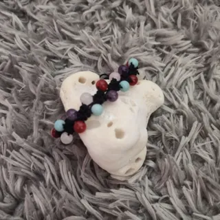 دستبند بافت و سنگ طبیعی