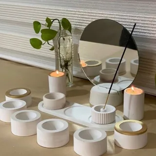 هفت سین گرد سنگ مصنویی