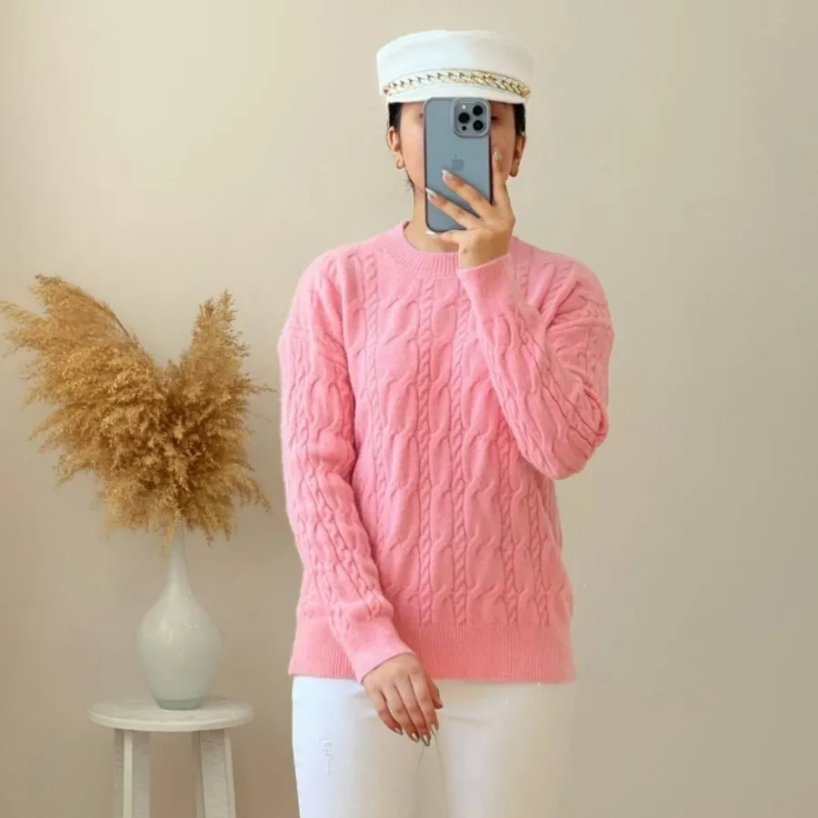 بافت زنجیره صورتی ترند نو