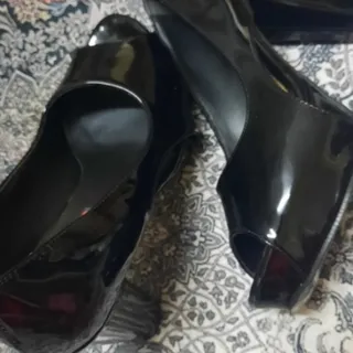 کفش مجلسی مشکی جلو باز
