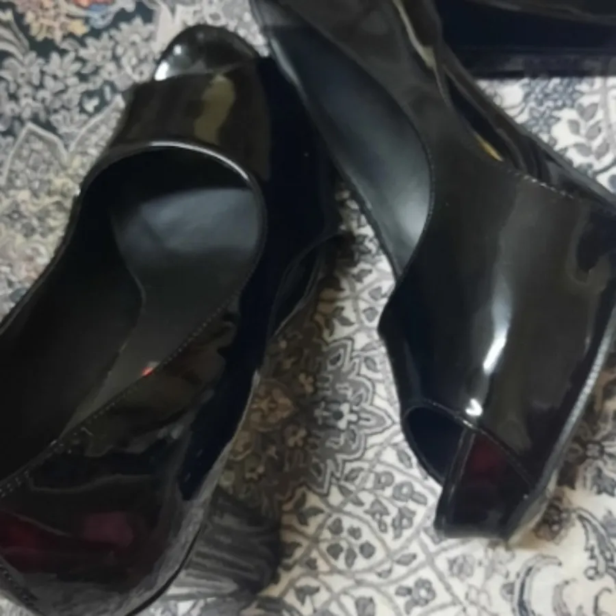 کفش مجلسی مشکی جلو باز