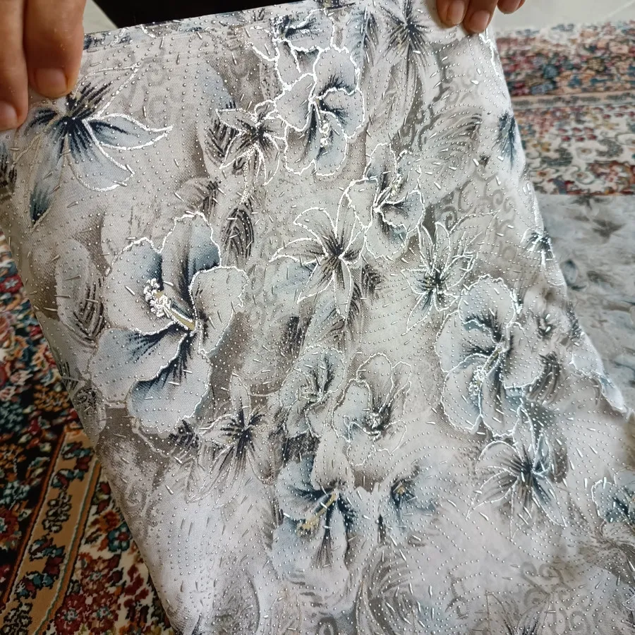 چادر رنگی مجلسی نقره کوب