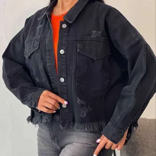 کراپ جین ذغالی