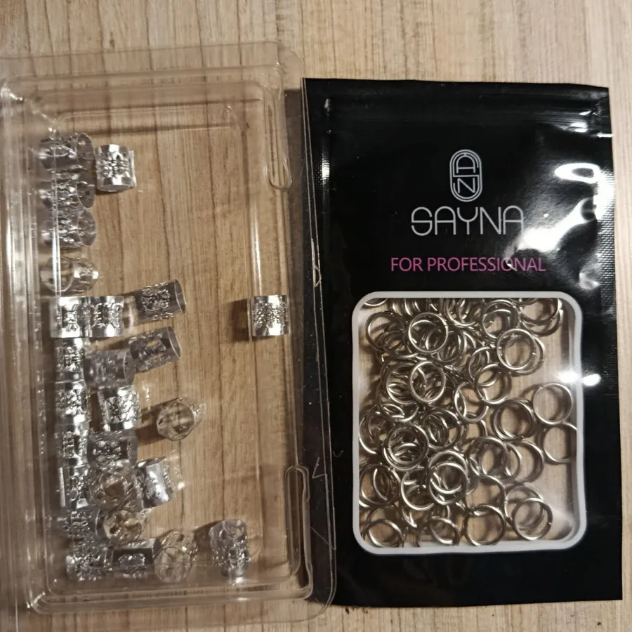 مهره مو روسی نقره ای