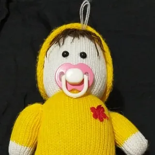 عروسک بافتنی نی نی ?