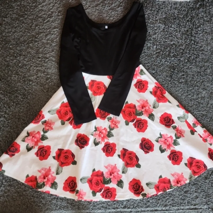 پیراهن کلاسیک فلورال