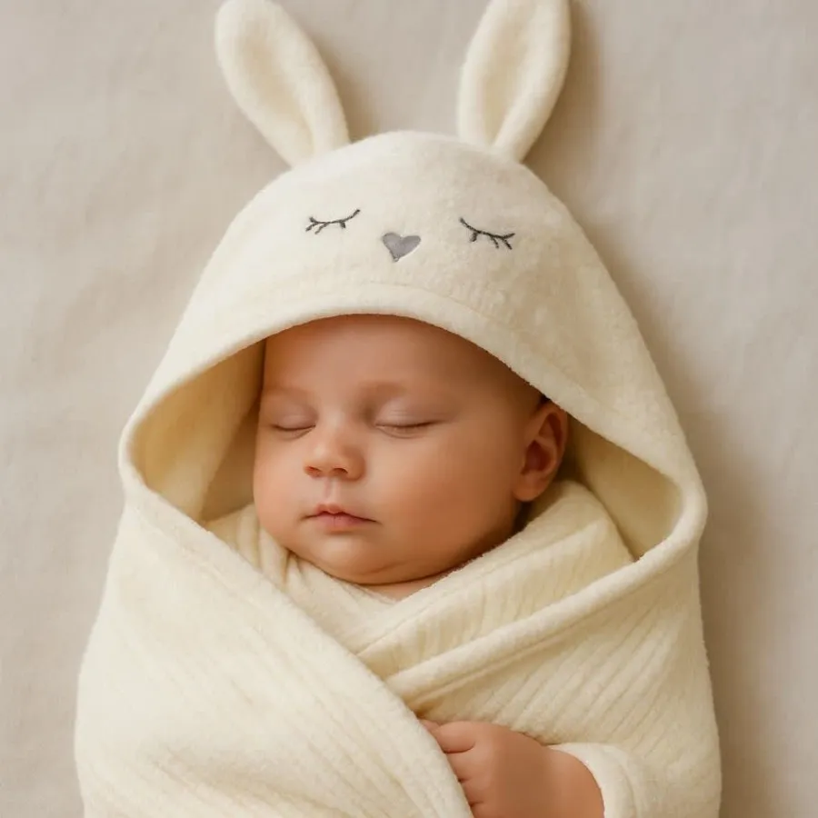 پتو دورپیچ خرگوش گوشدار