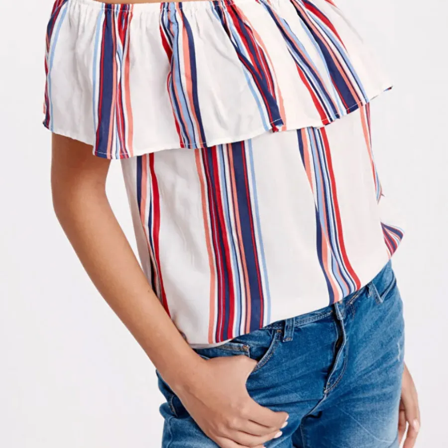 شومیز یقه قایقی lc