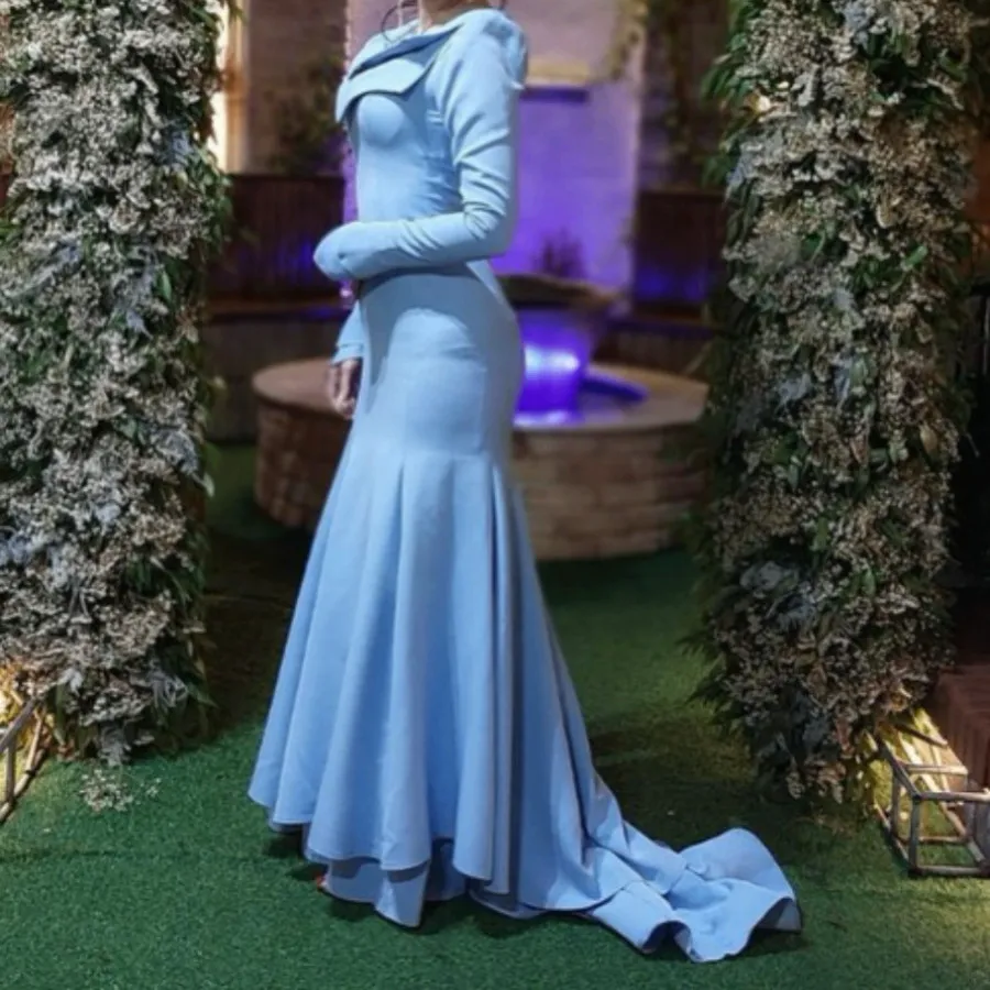 لباس مجلسی آبی