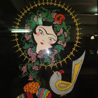 نقاشی روی جیر