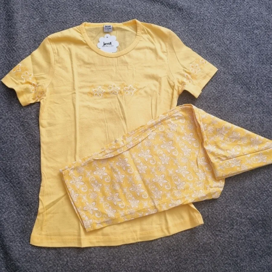 ست تیشرت شلوارک نخ پنبه