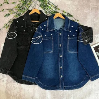 کت جین مرواریدی