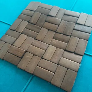 زیر قابلمه ای چوبی