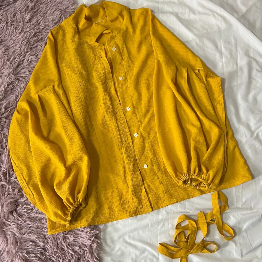 شومیز خردلی