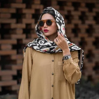 شال باتیک و لینن