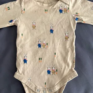 بادی آستین بلند نوزادی