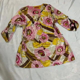 شومیز ساتن طرحدار