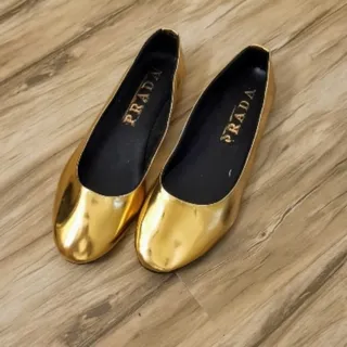 کفش صندل روفرشی طلایی