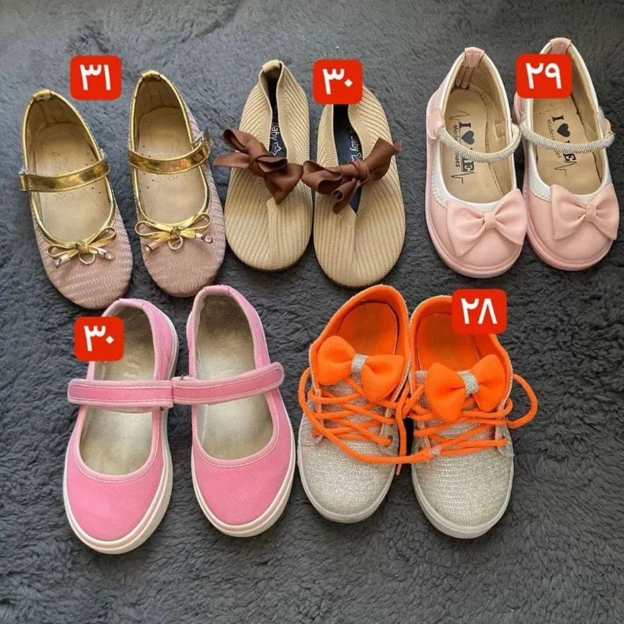 کفشهای دخترانه بچگانه