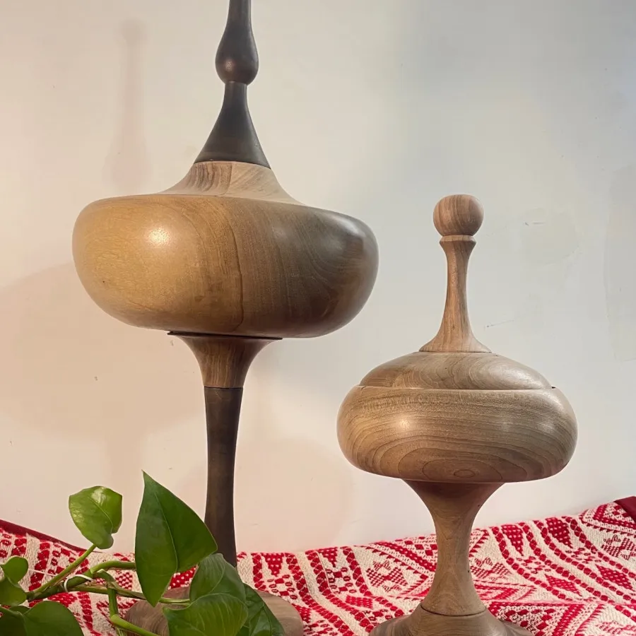 آجیل خوری چوبی