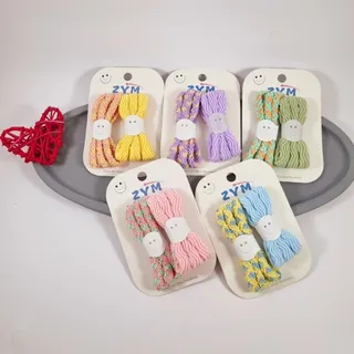 ‌کش مو حوله ای طرح لبخند