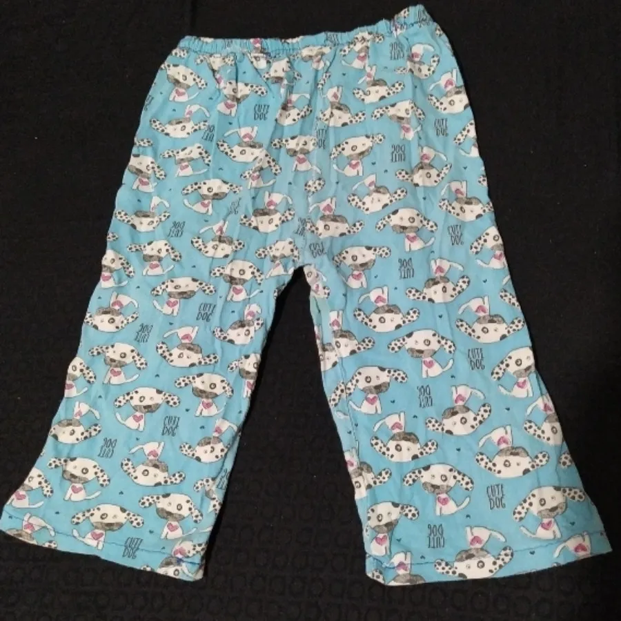 شلوارک تمام نخی آبی