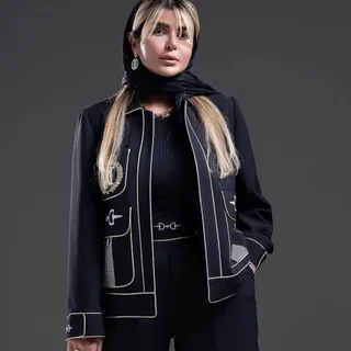 ست 3 تکه کت و شلوار و تاپ