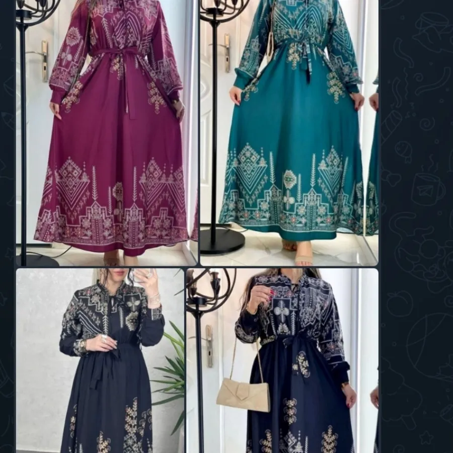 پیراهن بلند شیک