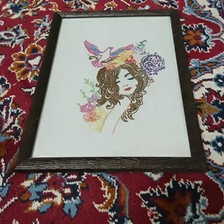 تابلو  گلدوزی