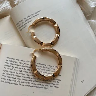 گوشواره طرح طلا بزرگ