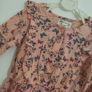 پیراهن نخی دخترانه