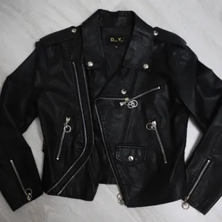 کاپشن چرم کوتاه