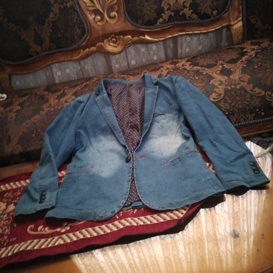 کت جین وارداتی آستردار