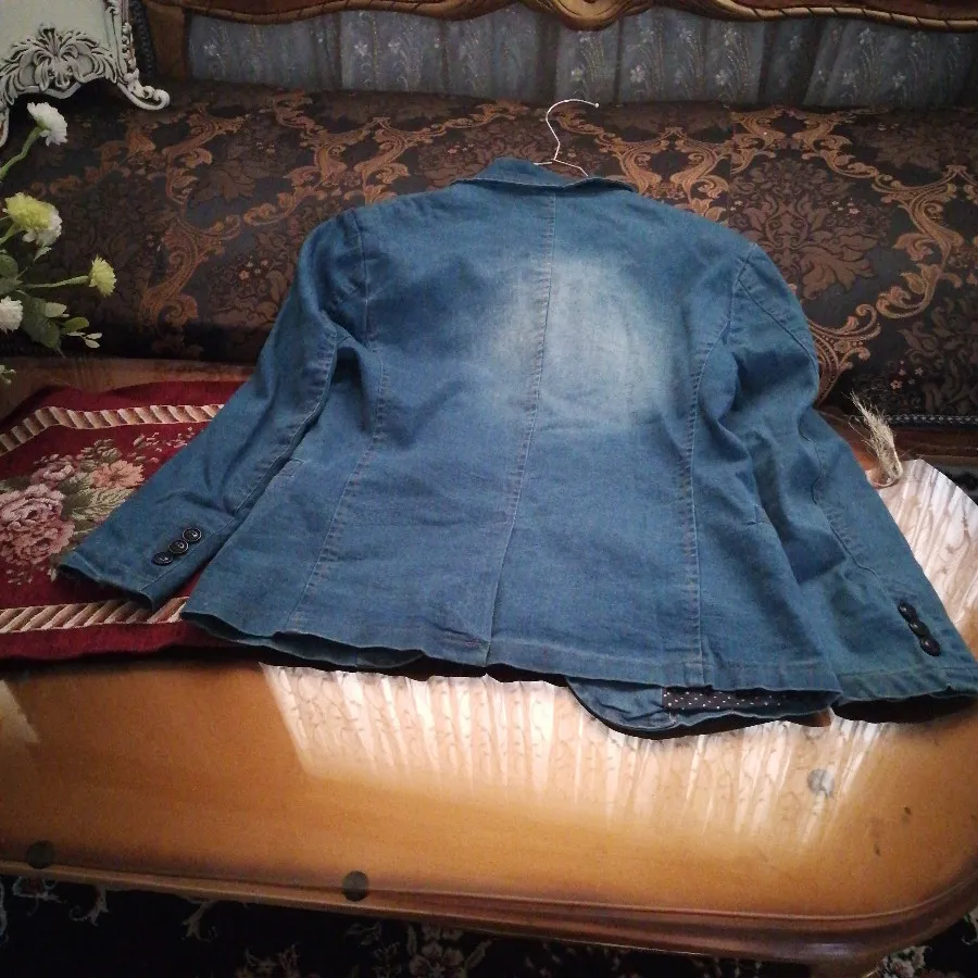 کت جین وارداتی آستردار