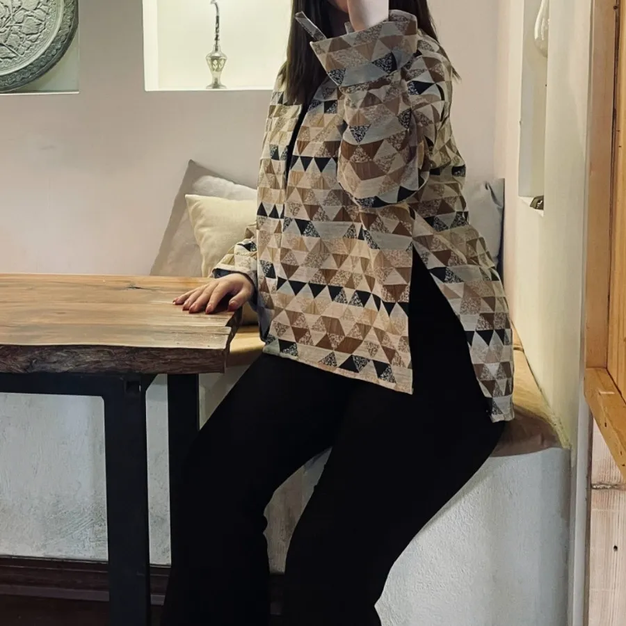 کت ژاکارد پاییزه